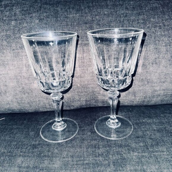 Cristal D'Arques-Durand Chantelle (Lady Victoria) Stemware Crystal Wine Glasses - Picture 4 of 7